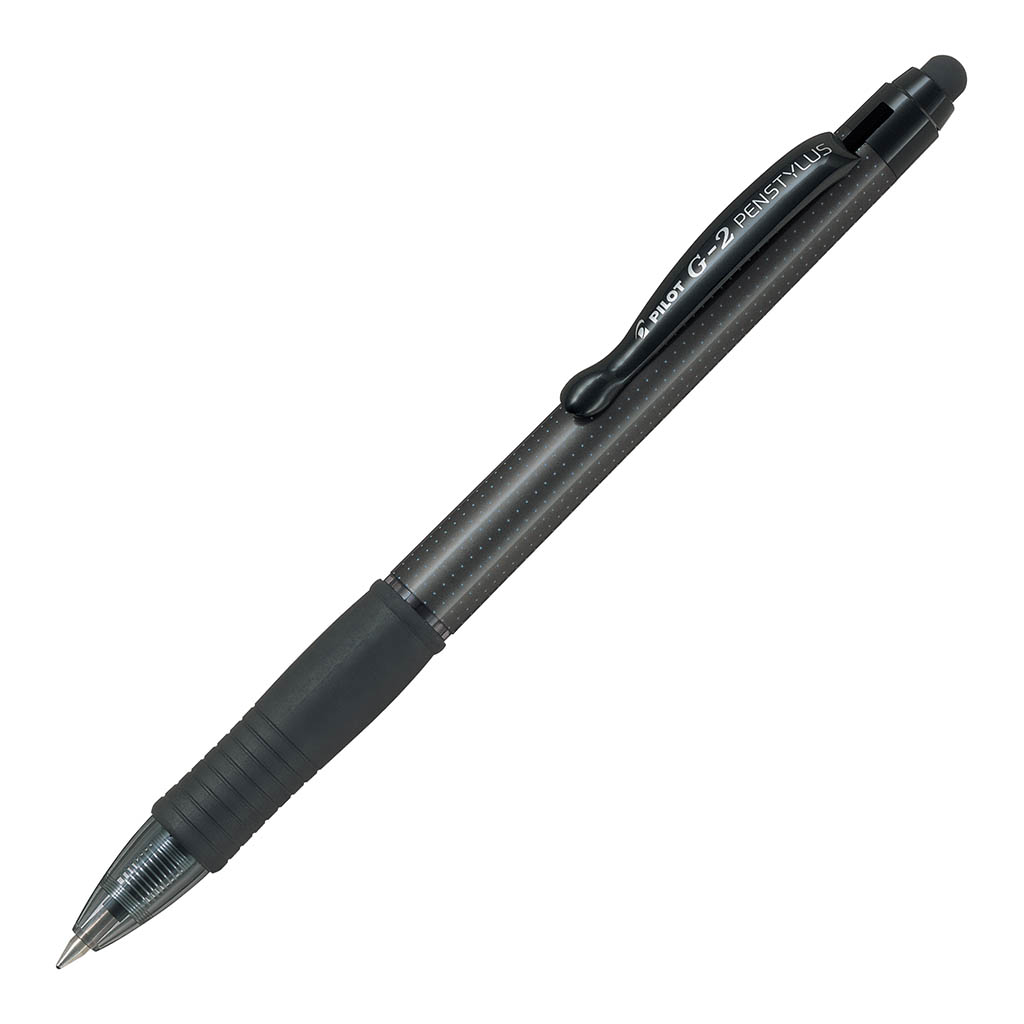 Pilot G2 Stylus Grey Gel Fine Black (BL-G2STL-7-GYB)
