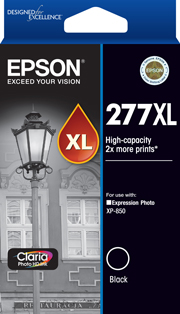 Genuine Epson 277XL High Capacity Black Ink Cartridge