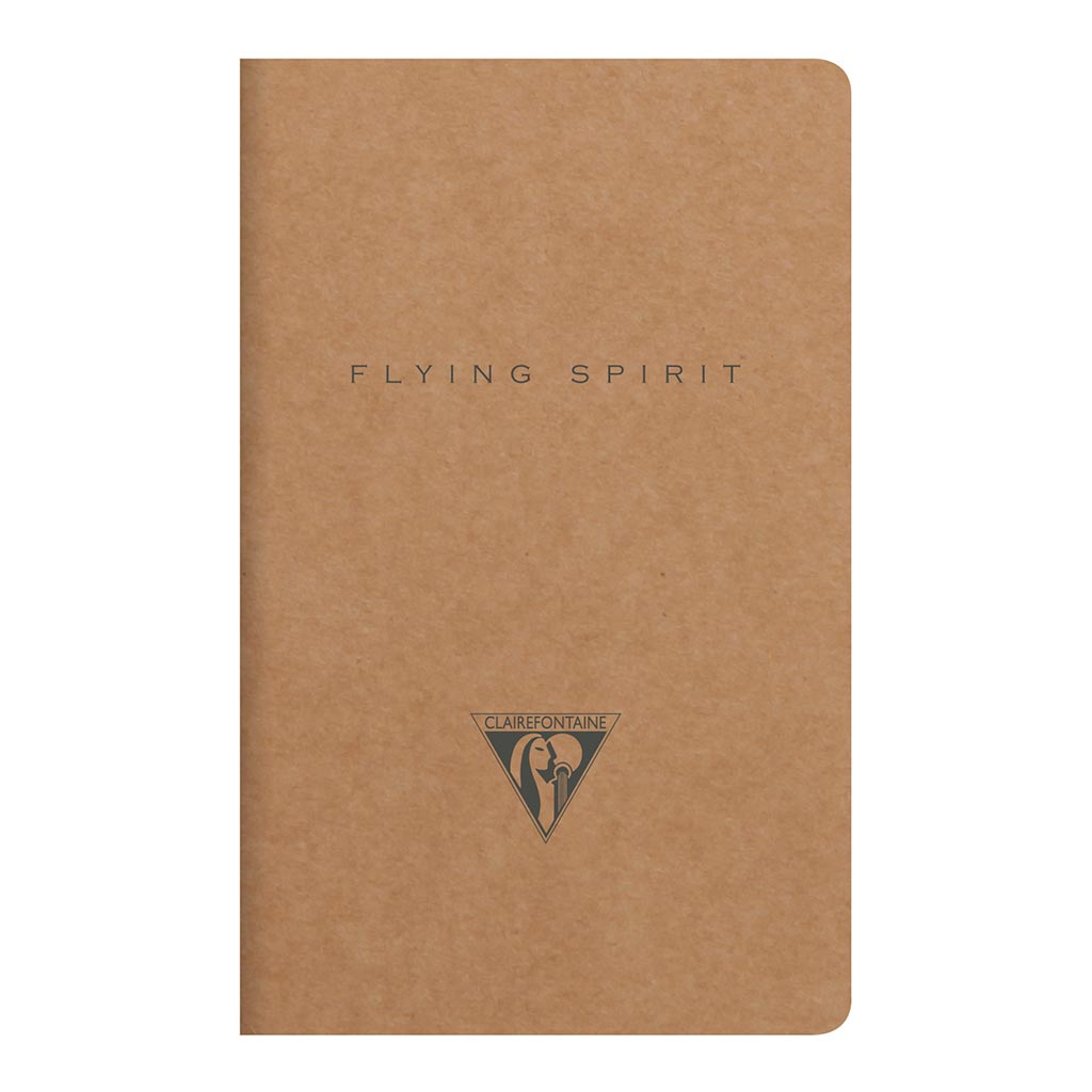 (image for) Flying Spirit Sewn Notebook 7.5x12cm Kraft