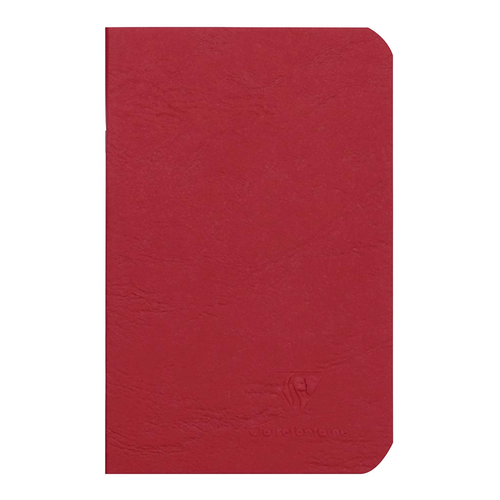 Age Bag Notebook Pocket Blank Red