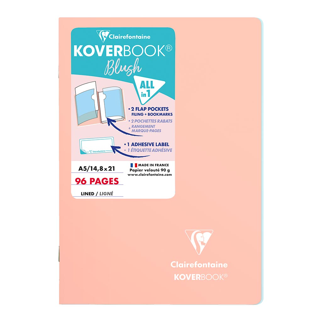 (image for) Koverbook Blush A5 Lined Coral
