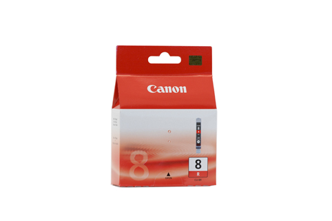 Genuine Canon CLI-8R (Red) ink cartridge