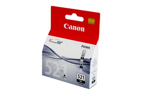 Genuine Canon CLI-521BK (Black) ink cartridge