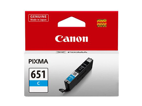 Genuine Canon CLI651 Cyan ink cartridge