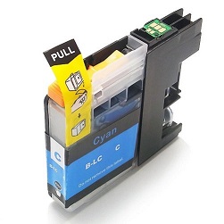 Compatible Brother LC233C (Cyan) ink cartridge