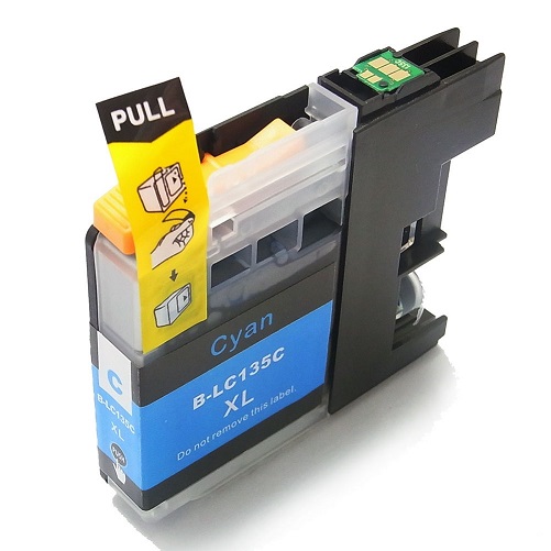 Compatible Brother LC135XL Cyan ink cartridge