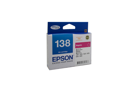 Genuine Epson 138 Magenta ink cartridge