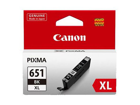 Genuine Canon CLI651XL Black high capacity ink cartridge