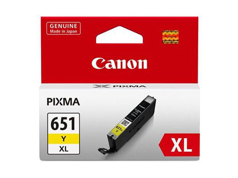 Genuine Canon CLI651XL Yellow high capacity ink cartridge