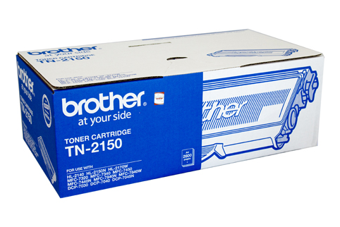 Genuine Brother TN2150 Black Toner Cartridge