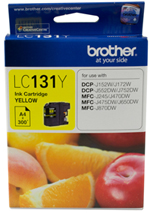 Genuine Brother LC131Y (Yellow) ink cartridge