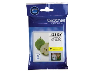 Genuine Brother LC3313Y (Yellow) ink cartridge