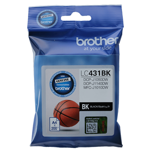 Genuine Brother LC431BK (Black) ink cartridge