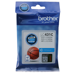 Genuine Brother LC431C (Cyan) ink cartridge
