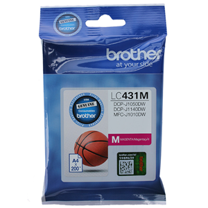 Genuine Brother LC431M (Magenta) ink cartridge