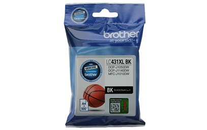 Genuine Brother LC431XLBK (Black) ink cartridge