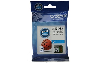 Genuine Brother LC431XLC (Cyan) ink cartridge