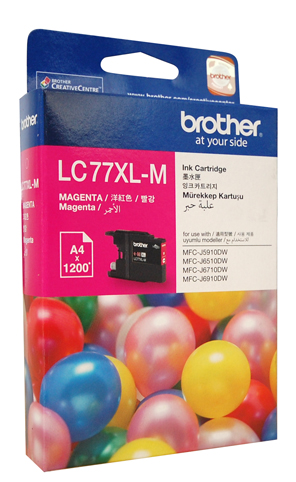 Genuine Brother LC77XL-M (Magenta) ink cartridge
