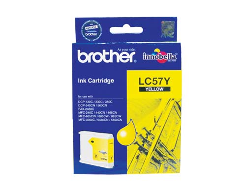 Genuine Brother LC57Y (Yellow) ink cartridge